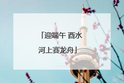 迎端午 酉水河上赛龙舟