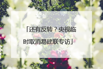 还有反转？央视临时取消易建联专访