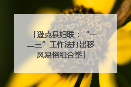 逊克县妇联：“一二三”工作法打出移风易俗组合拳