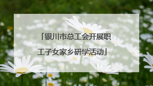 银川市总工会开展职工子女家乡研学活动
