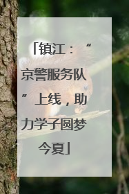 镇江：“京警服务队”上线，助力学子圆梦今夏