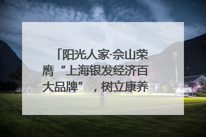 阳光人家·佘山荣膺“上海银发经济百大品牌”，树立康养行业新标杆