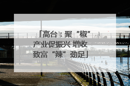 高台：聚“椒”产业促振兴 增收致富“辣”劲足