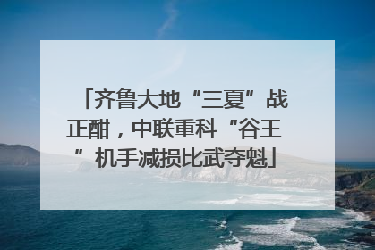齐鲁大地“三夏”战正酣，中联重科“谷王”机手减损比武夺魁