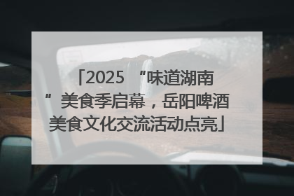 2025 “味道湖南”美食季启幕，岳阳啤酒美食文化交流活动点亮