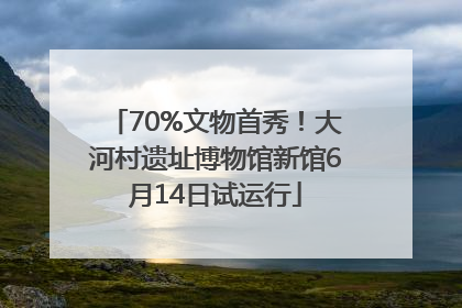 70%文物首秀！大河村遗址博物馆新馆6月14日试运行