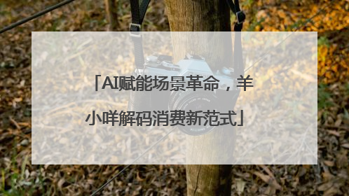 AI赋能场景革命，羊小咩解码消费新范式