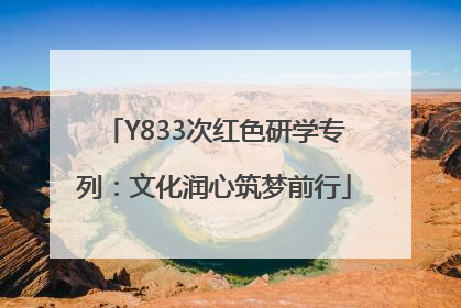Y833次红色研学专列：文化润心筑梦前行